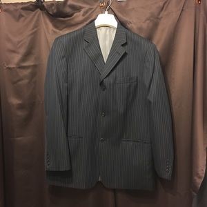 Navy Enterprise by Haggar Pinstriped Suit